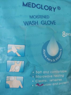 Le chauffage par micro-ondes de gant de lavage humide a humidifié pour de meilleurs patients d'aide