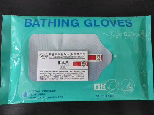 Thé de vert hypoallergénique mou superbe de Vera Bathing Gloves Very Light d'aloès