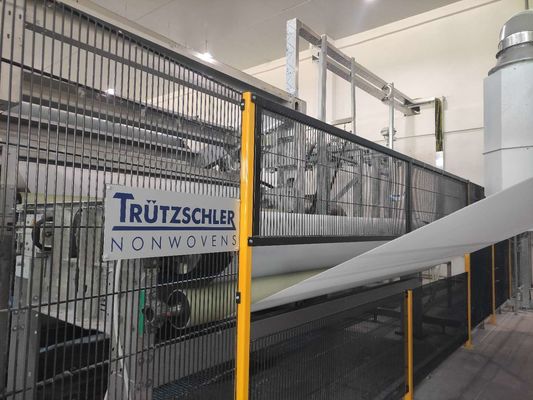 Fibre de polyester de la viscose 85% de 15% Spunlace Allemagne non-tissée TrüTzschler