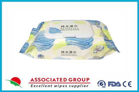Textile tissé de haute qualité faiblement acide d'EDI Pure Water Wet Wipes non