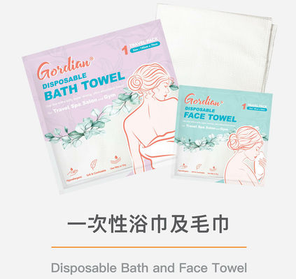 Petite serviette de Bath de Dot Spulace Nonwoven Disposable Face ultra absorbante