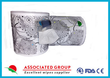 Flushable Wet Wipes Rolls For Household Toilet Use , Slight Scented Wet Wipes