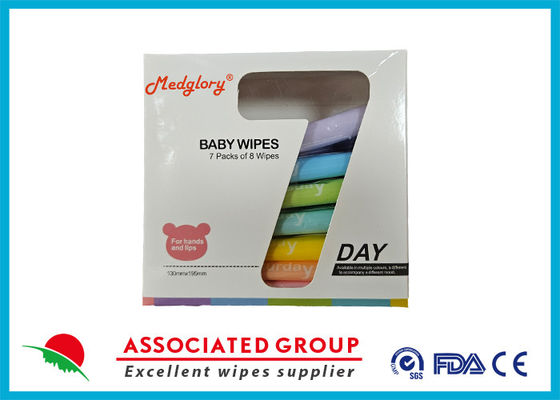 Medglory Petit paquet de lingettes mouillées pour bébé pour peau sensible
