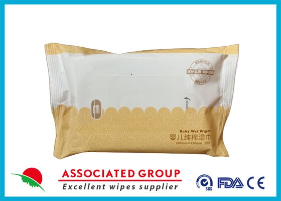 Des lingettes de nettoyage pour bébés sans parfum offrant un nettoyage doux, adaptées aux nouveau-nés et aux professionnels de soins pour bébés