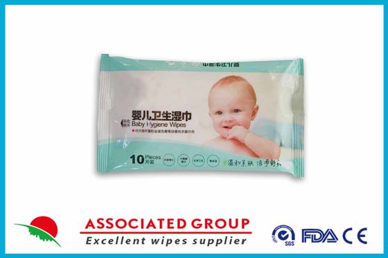 Chiffons humides d'hydration de bébé d'essence antibactérienne